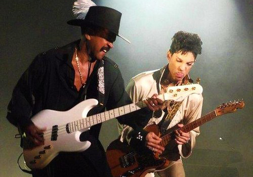 Larry Graham with Prince