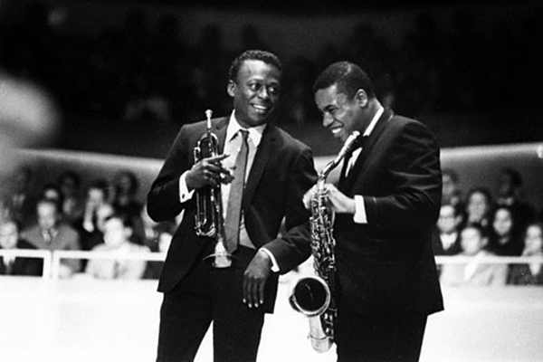 Miles Davis and Wayne Shorter